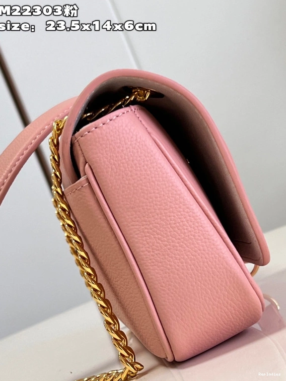 Rep ladies LOUIS cm TWIST-23.5*14*6 VUITTON 0813